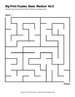 Medium maze 5