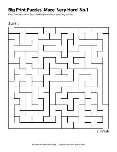 Very Hard maze 1