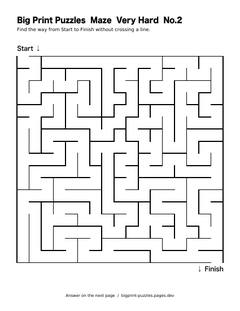 Very Hard maze 2